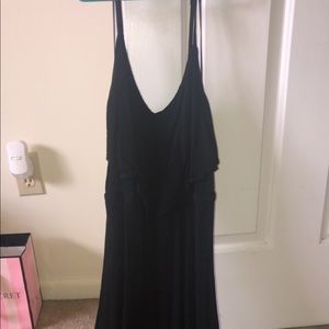 Black maxi dress